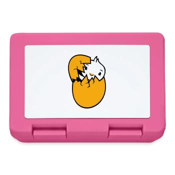 Oiseau canard éclosion oeuf Pâques oeuf de Pâques bébé enfant - Boîte à goûter - rose - Devant