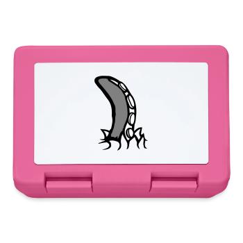 Tentakel Kraken Monster aufgerissens Shirt Alien - Brotdose - Pink - Vorne