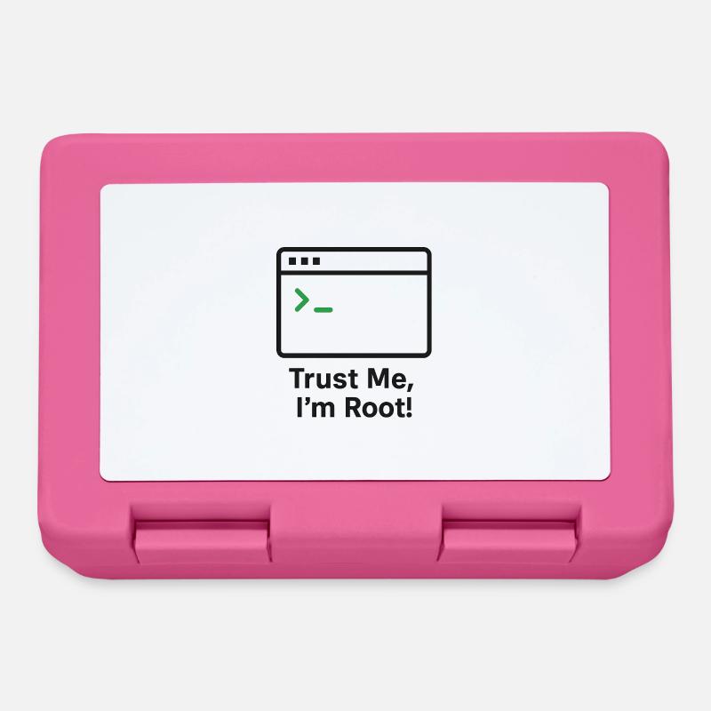 Trust Me I am Root - Brotdose - Pink