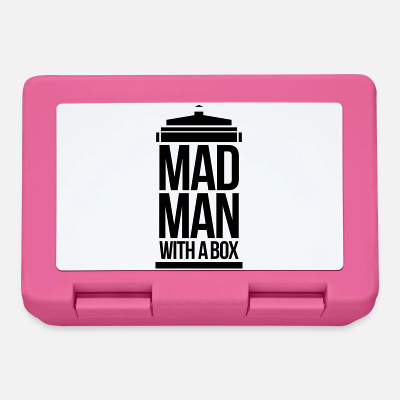 Mad man with a box - Brotdose - Pink