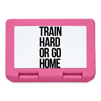 train hard - Brotdose - Pink - Vorne