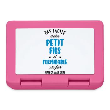 Sohn / Tochter / Familie / Mädchen - Brotdose - Pink - Vorne