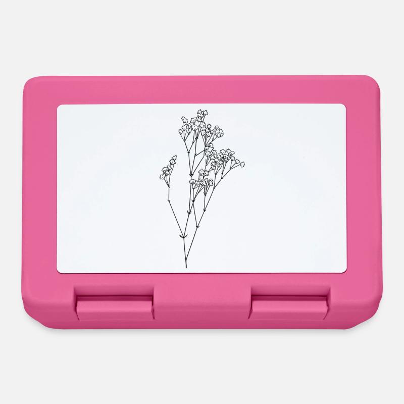 Haleine délicate de bébé - Boîte à goûter - rose