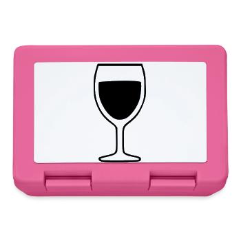 Wine Wine Glass Red Wine - Lunchbox - pink - Front