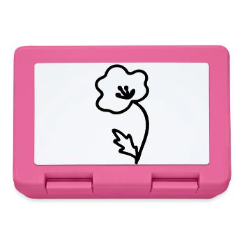 Blume - Brotdose - Pink - Vorne