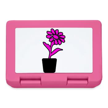 Blume - Brotdose - Pink - Vorne
