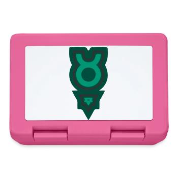 Zodiac Tribal Taurus and Earth - Lunchbox - pink - Front
