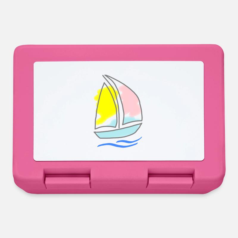Sailboat 1 - Lunchbox - pink