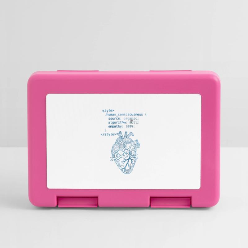 Programmer Heart CSS Code - Tech & Empathy Art Lunchbox
