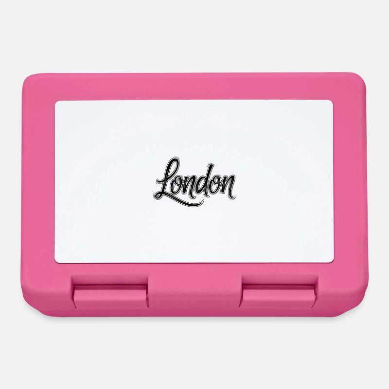 Londres - Boîte à goûter - rose