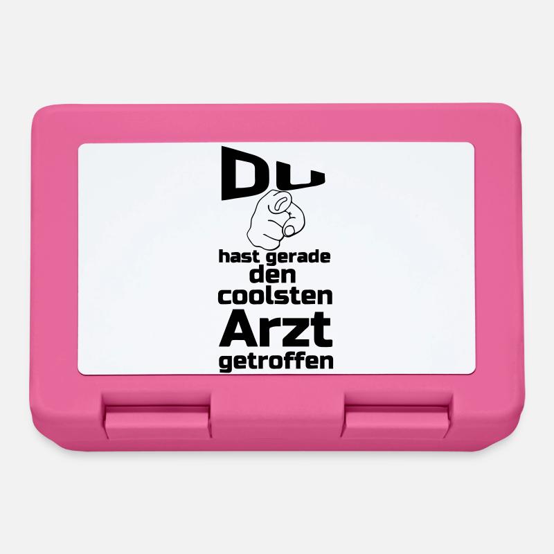 Coolster Arzt Geschenk - Brotdose - Pink