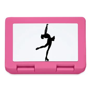 Great design for a figure skater - Lunchbox - pink - Front