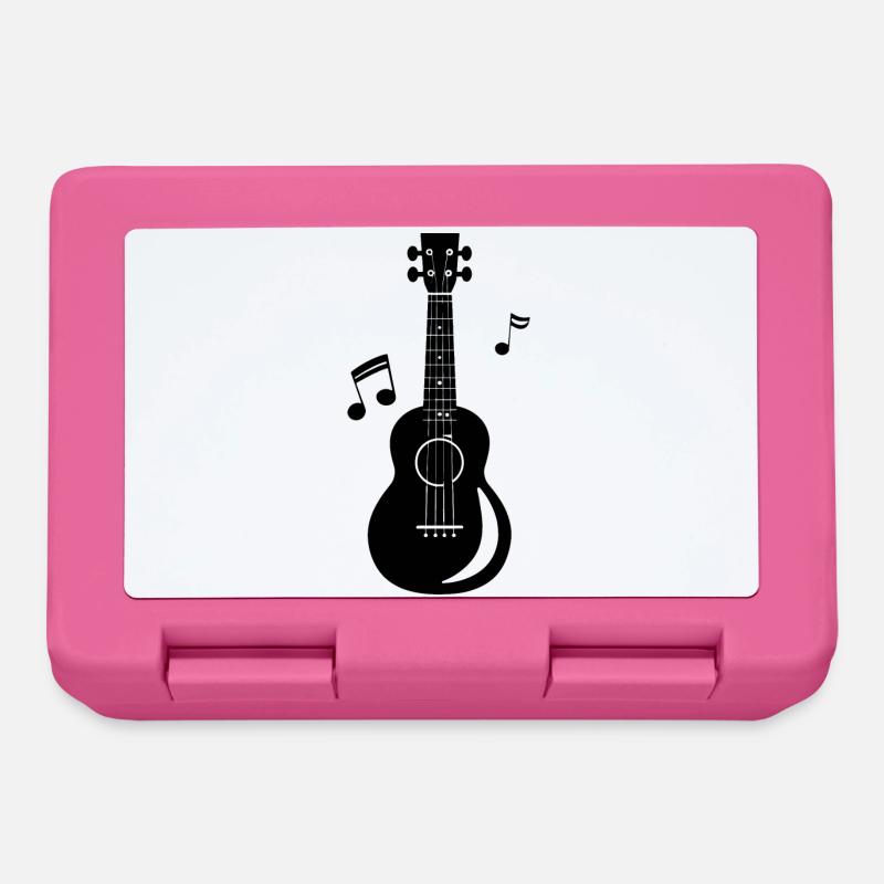 Ukulele - Brotdose - Pink