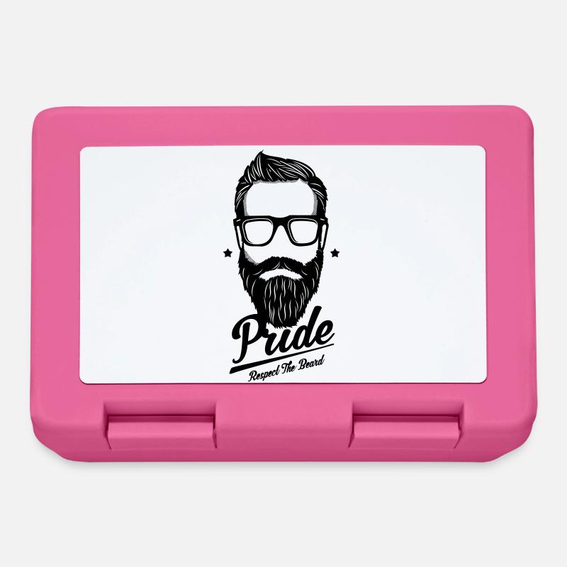 Bart - Respecter la barbe - Boîte à goûter - rose