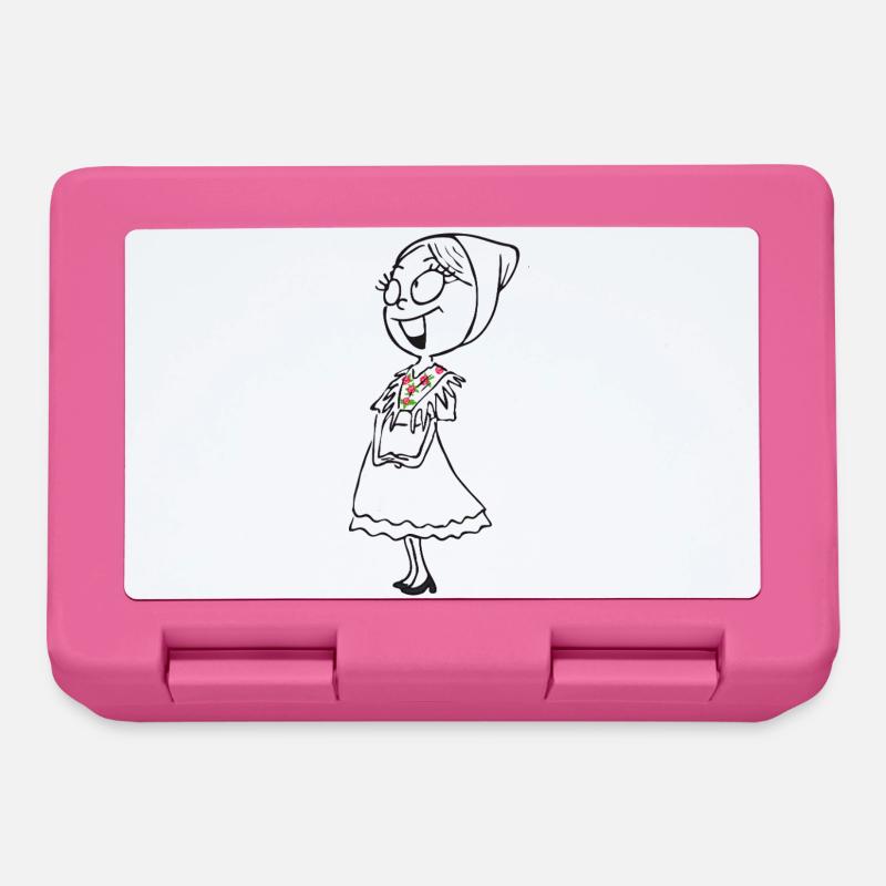 SERBSKA LENKA - contour - - Boîte à goûter - rose