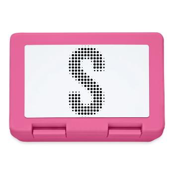 Buchstabe S – Punktmuster Initial Design - Brotdose - Pink - Vorne