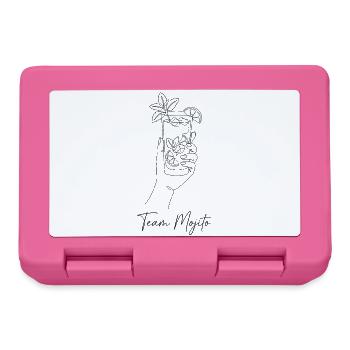 Bachelor Party Mojito Cocktail Bartender - Lunchbox - pink - Front