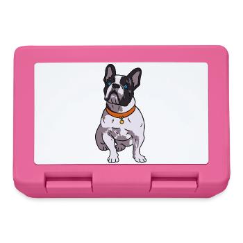 French Bulldog Lover - Brotdose - Pink - Vorne