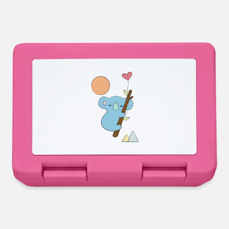 Koala with Heart - Gift Idea - Gift - Lunchbox - pink
