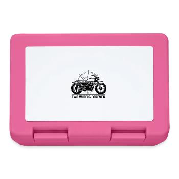 Two wheels forever - Lunchbox - pink - Front
