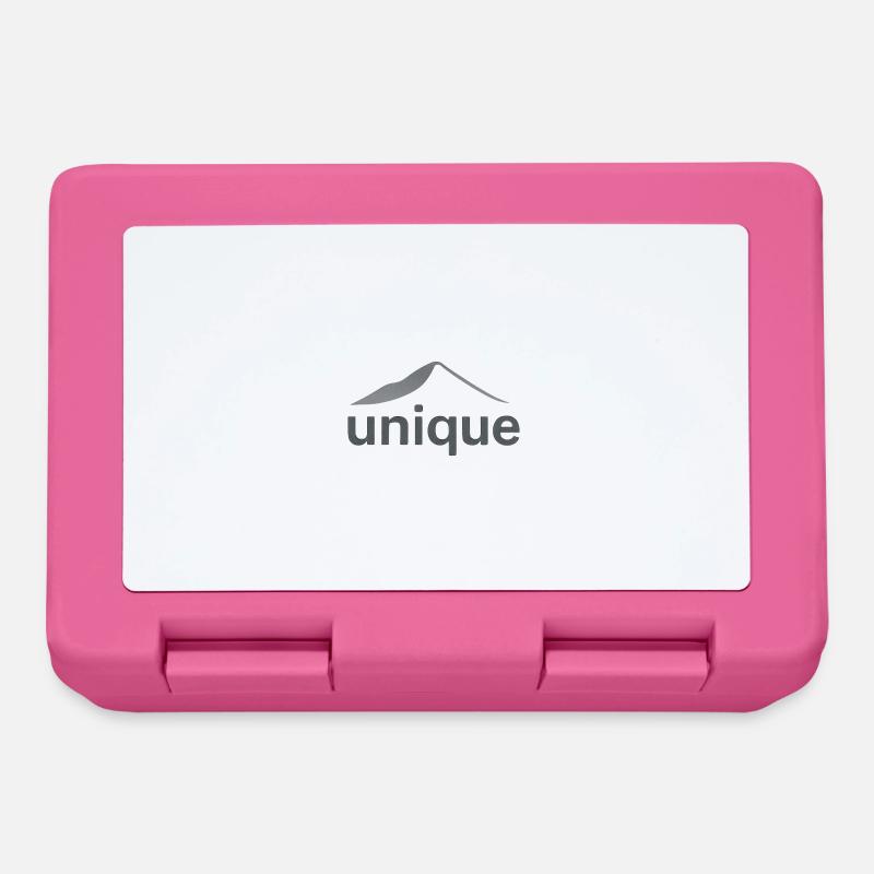 "unique design montagne" - Boîte à goûter - rose