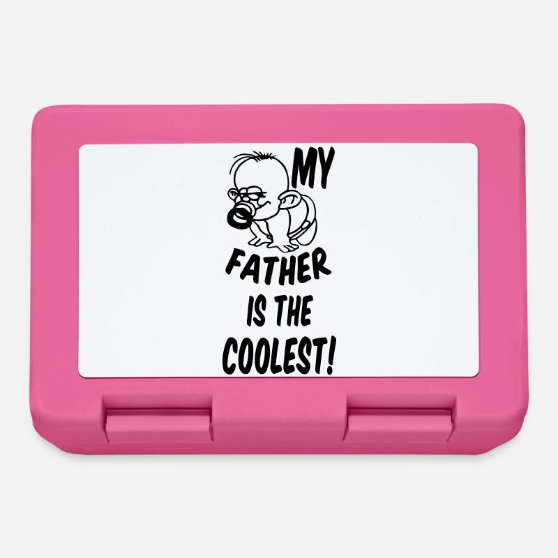 Coolest Father - Lunchbox - pink
