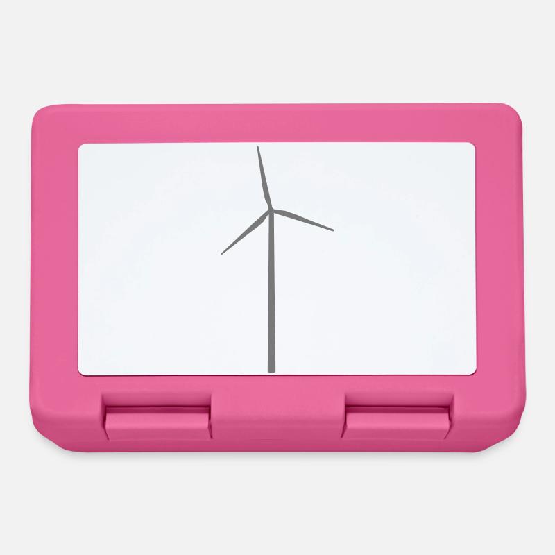 Windmill Windmühle Windrad - Brotdose - Pink