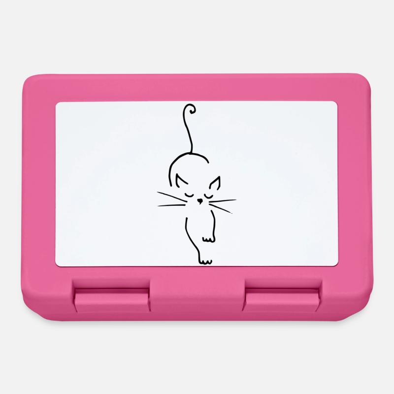 Katze - Lunchbox - pink