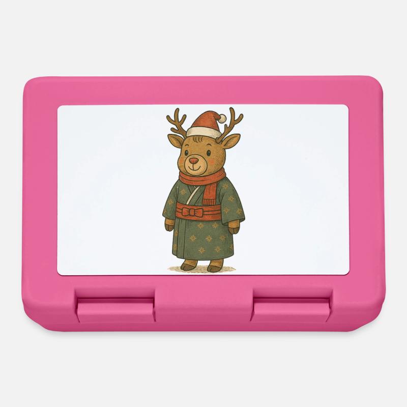 Koro das Weihnachtsreh - Brotdose - Pink