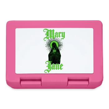 Mary Jane — Blackletter Stoner-Street-Rebellin - Brotdose - Pink - Vorne