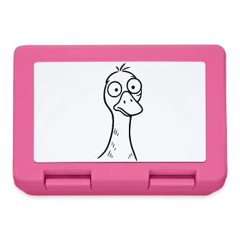 Dumme Gans - Brotdose - Pink - Vorne