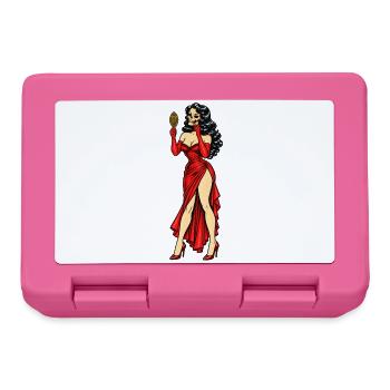 MAKABRE VANITAS REDLIPS - Brotdose - Pink - Vorne