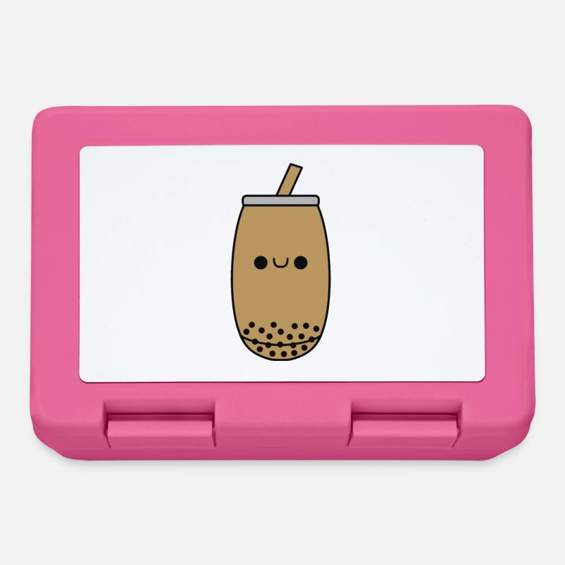 Mignon Kawaii Classic Bubble Tea - Boîte à goûter - rose