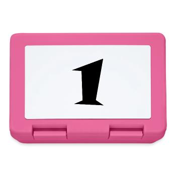 1. 1 JAHR. 1. GEBURTSTAG. 1 JAHR GEBURTSTAG. 1 - Brotdose - Pink - Vorne