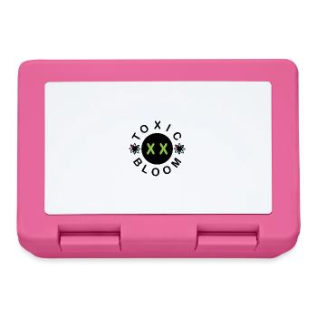 Playful Skull with Floral Accents - Lunchbox - pink - Front