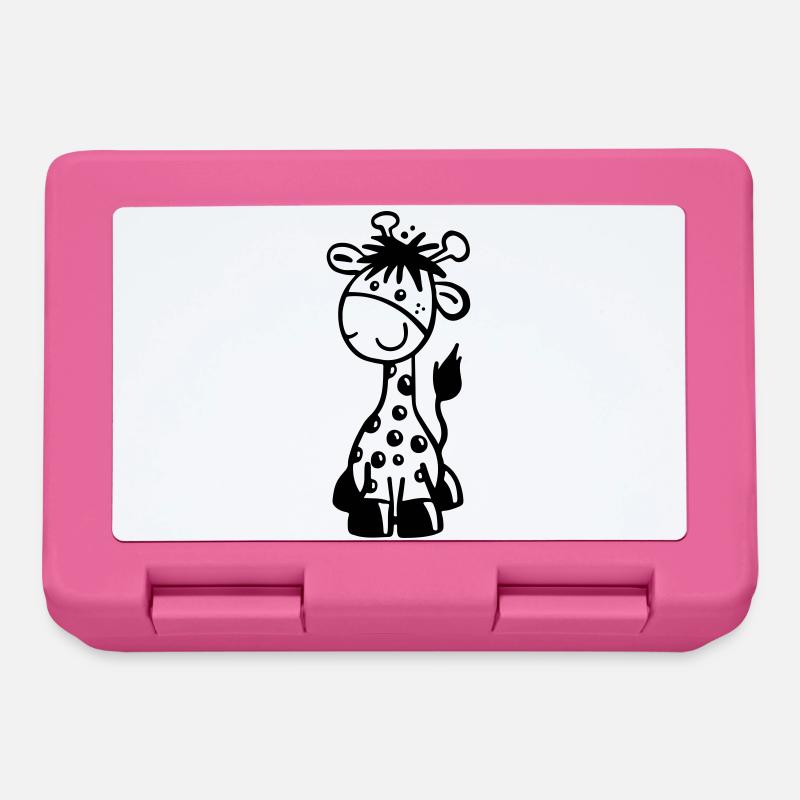 Kleine Giraffe - Brotdose - Pink
