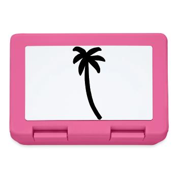 Palme - Brotdose - Pink - Vorne