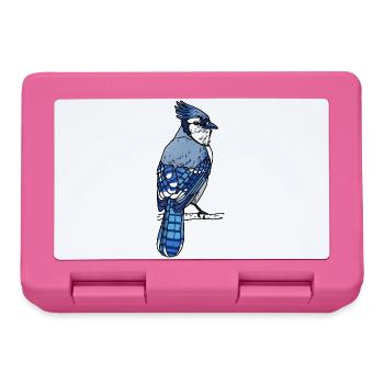Blue jay - Lunchbox - pink - Front