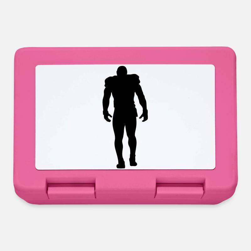 Football - Boîte à goûter - rose
