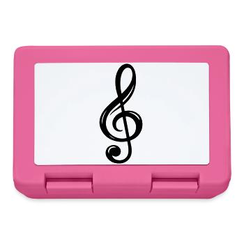 Symbole clé - Boîte à goûter - rose - Devant