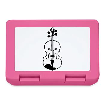 Fiddle Cartoon Style - Lunchbox - pink - Front