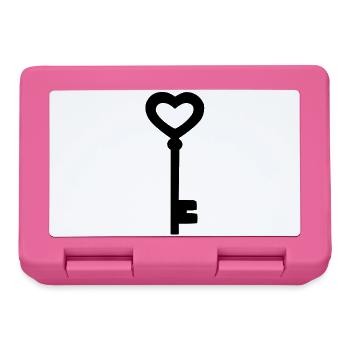 The heart key - Lunchbox - pink - Front