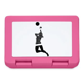 volleyball_2 - Boîte à goûter - rose - Devant
