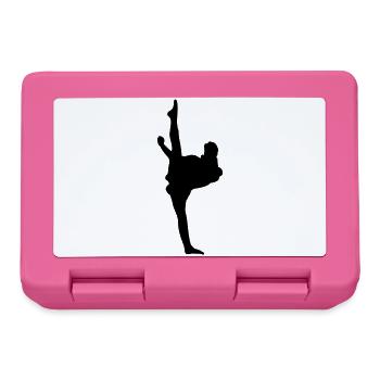 Karaté ou taekwondo high kick - Boîte à goûter - rose - Devant