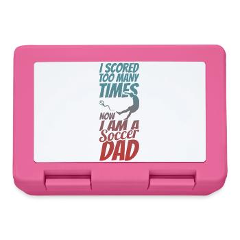 Fußball Papa - Brotdose - Pink - Vorne