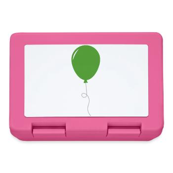 Ballon - Boîte à goûter - rose - Devant