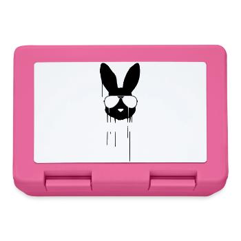 Lunettes de soleil Mauvais Lapin - Boîte à goûter - rose - Devant