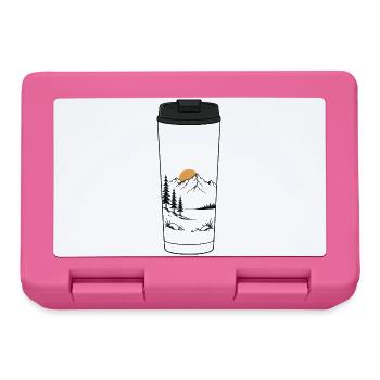 Coffee Mug Sunrise - Lunchbox - pink - Front