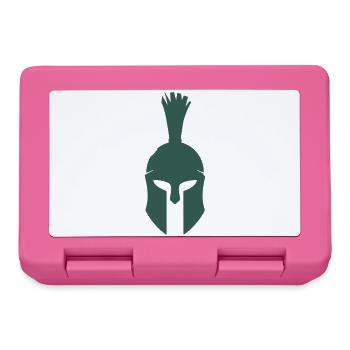 Spartanischer Helm Minimalist - Brotdose - Pink - Vorne