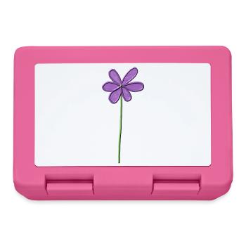 Purple Flower with Gentle Gradient - Lunchbox - pink - Front
